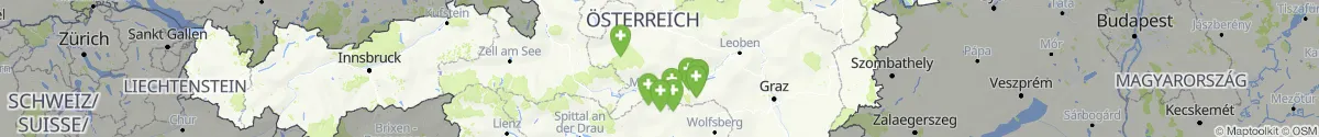 Kartenansicht für Apotheken-Notdienste in der Nähe von Sankt Peter am Kammersberg (Murau, Steiermark)